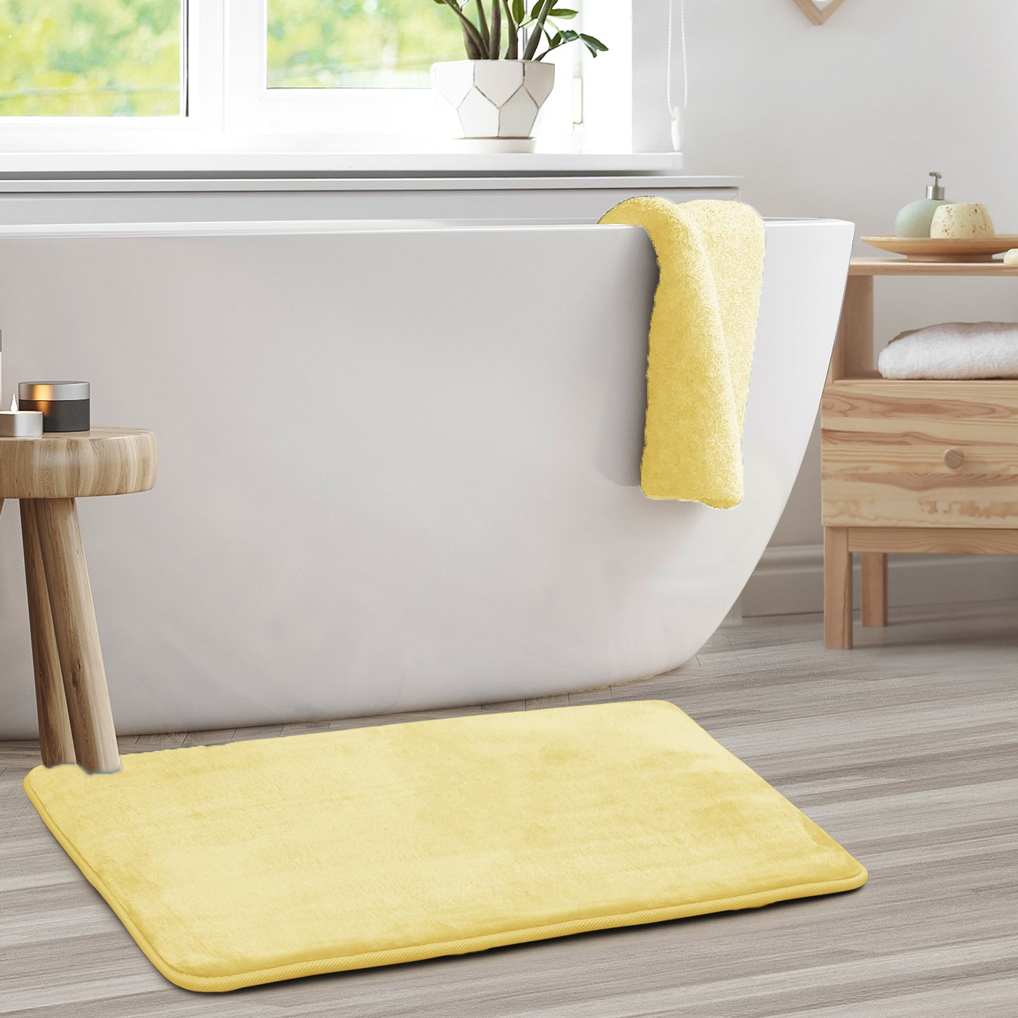 Clara Clark Memory Foam Bath Mat - 2 Pack