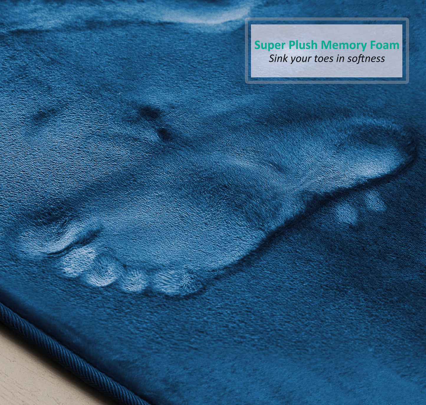 Clara Clark Memory Foam Bath Mat - 3 Pack