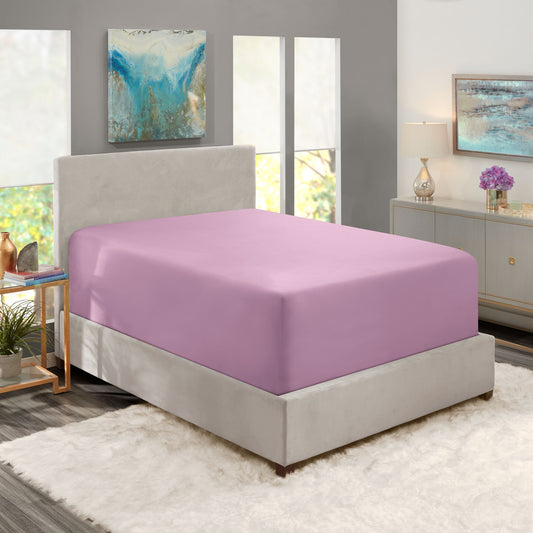 Nestl Bedding Twin Fitted Sheet - Single Fitted Deep Pocket Sheet - Fits Mattress Perfectly - Soft Wrinkle Free Sheet - 1 Fitted Sheet Only