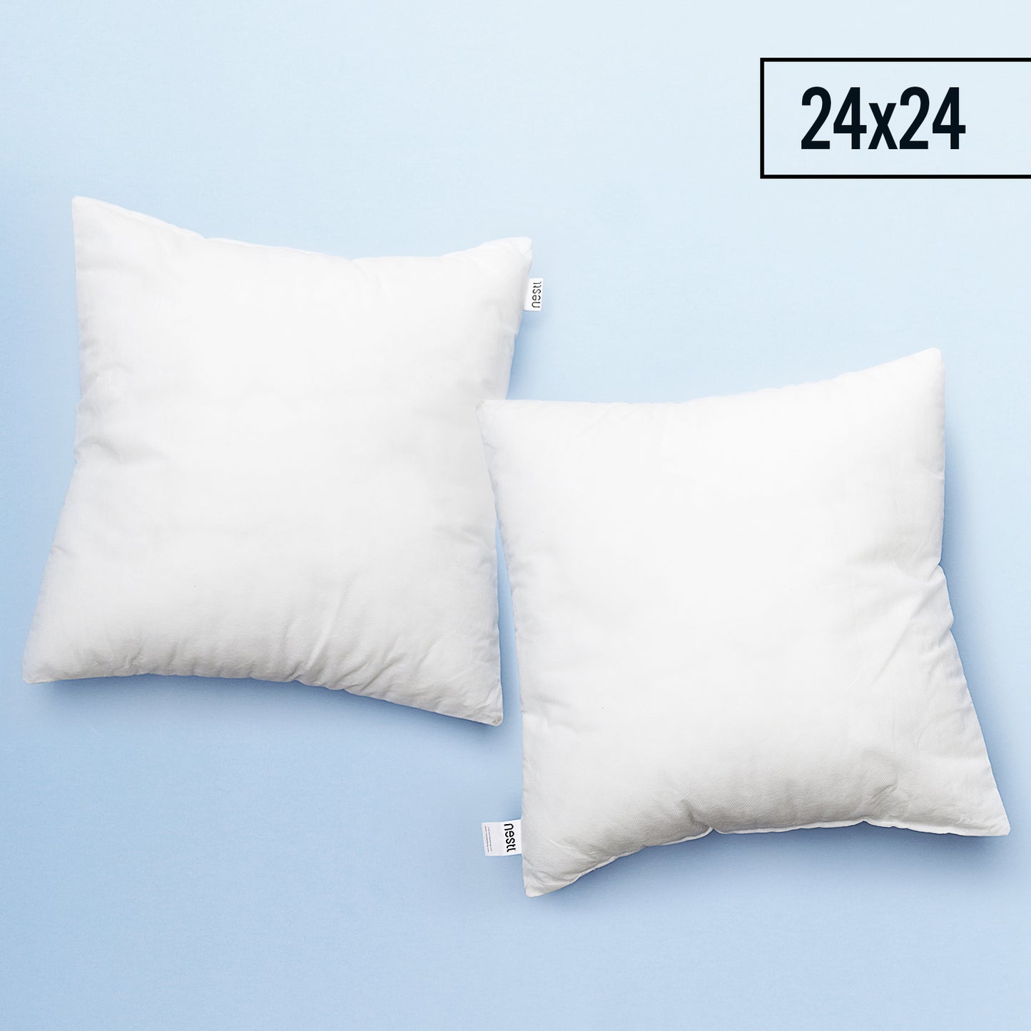 Nestl Bedding Couch Throw Pillow Inserts - Premium Hypoallergennic Pillow Cushion, Decorative Pillows Inserts, Plain Throw Pillows
