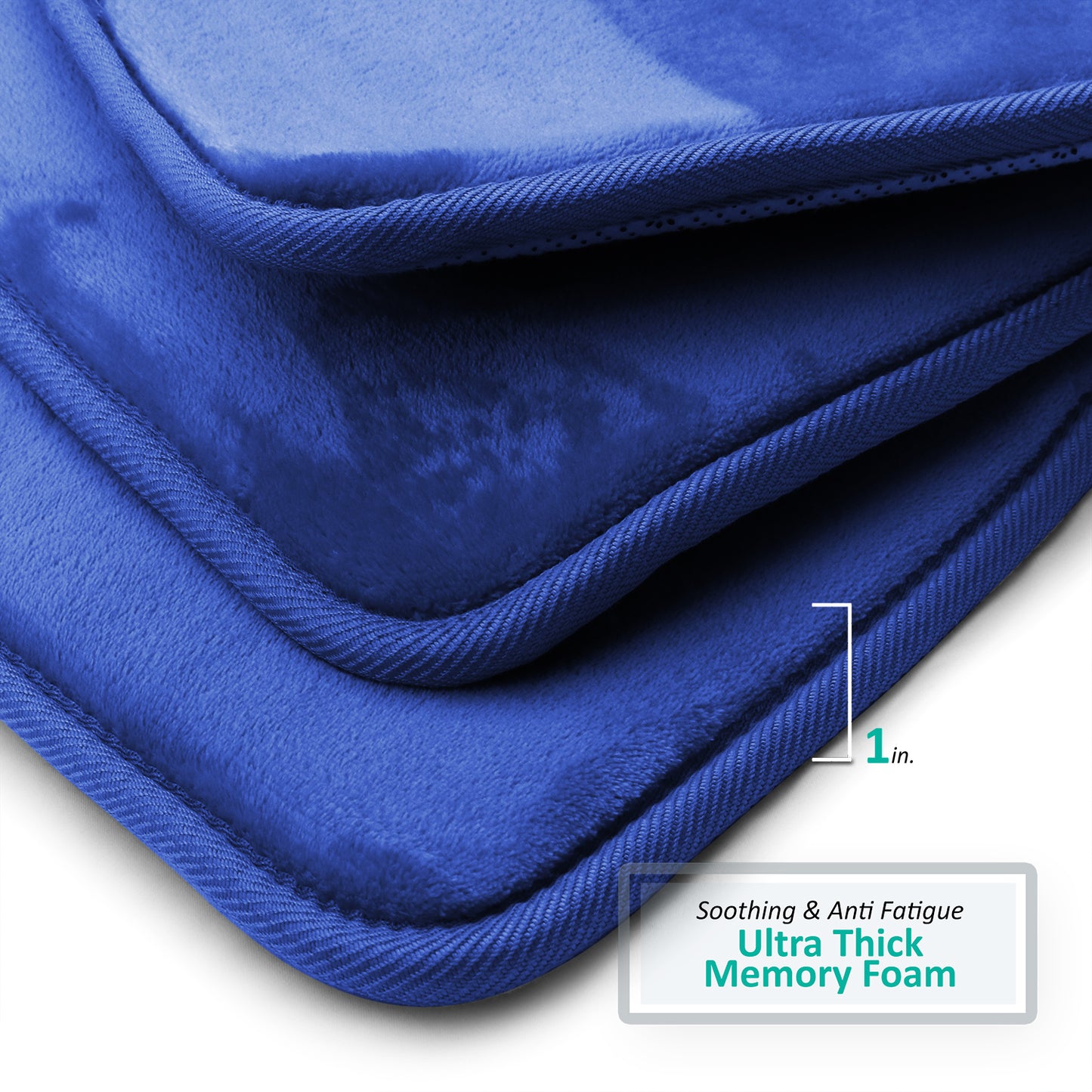 Clara Clark Memory Foam Bath Mat - 3 Pack