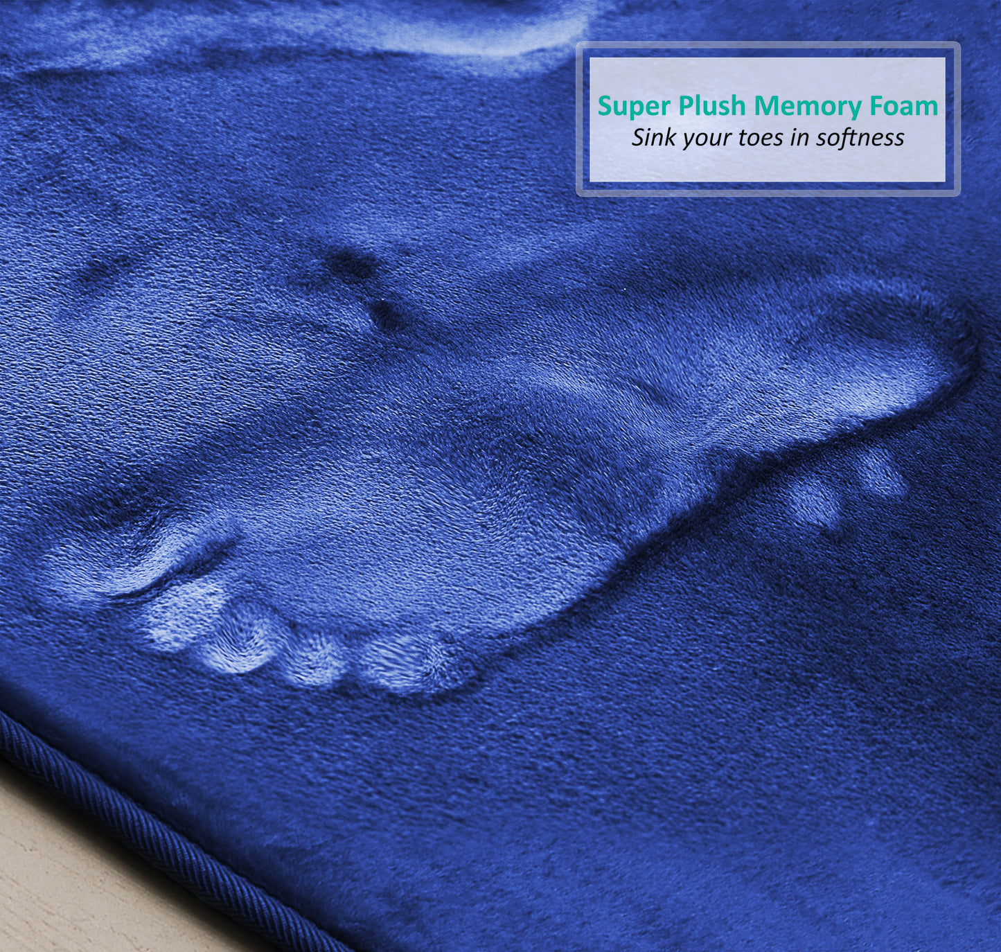 Clara Clark Memory Foam Bath Mat - 3 Pack