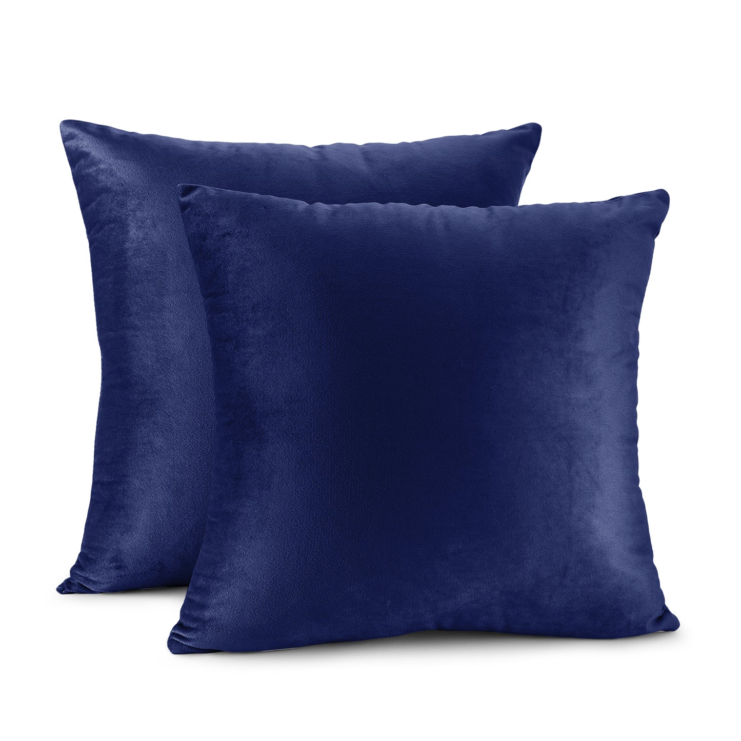 Nestl Throw Pillow Covers,  20x20 & 22x22 Inches, Soft Solid Cushion Covers for Sofa, Set of 2