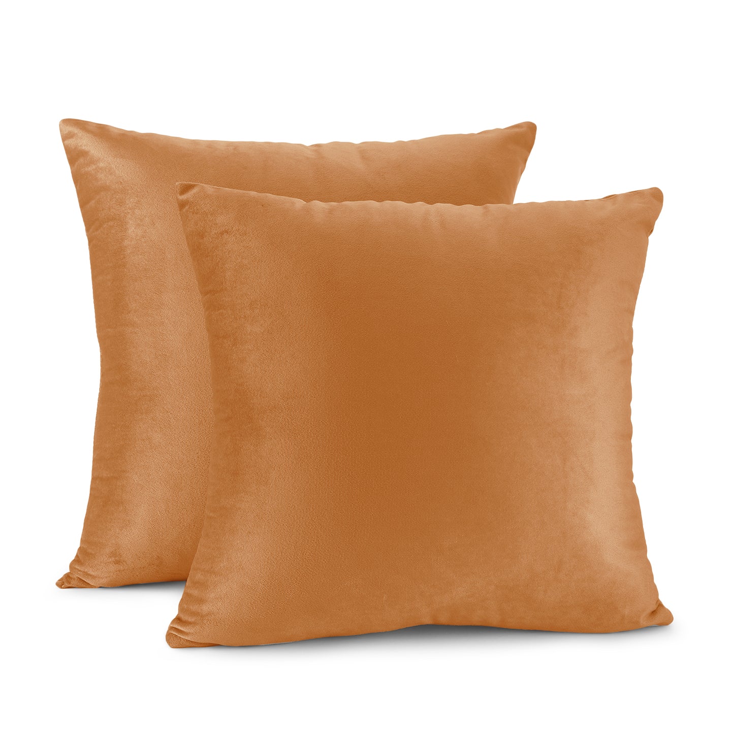 Nestl Soft Solid Cushion Covers for Sofa, Bed and Car, Set of 2