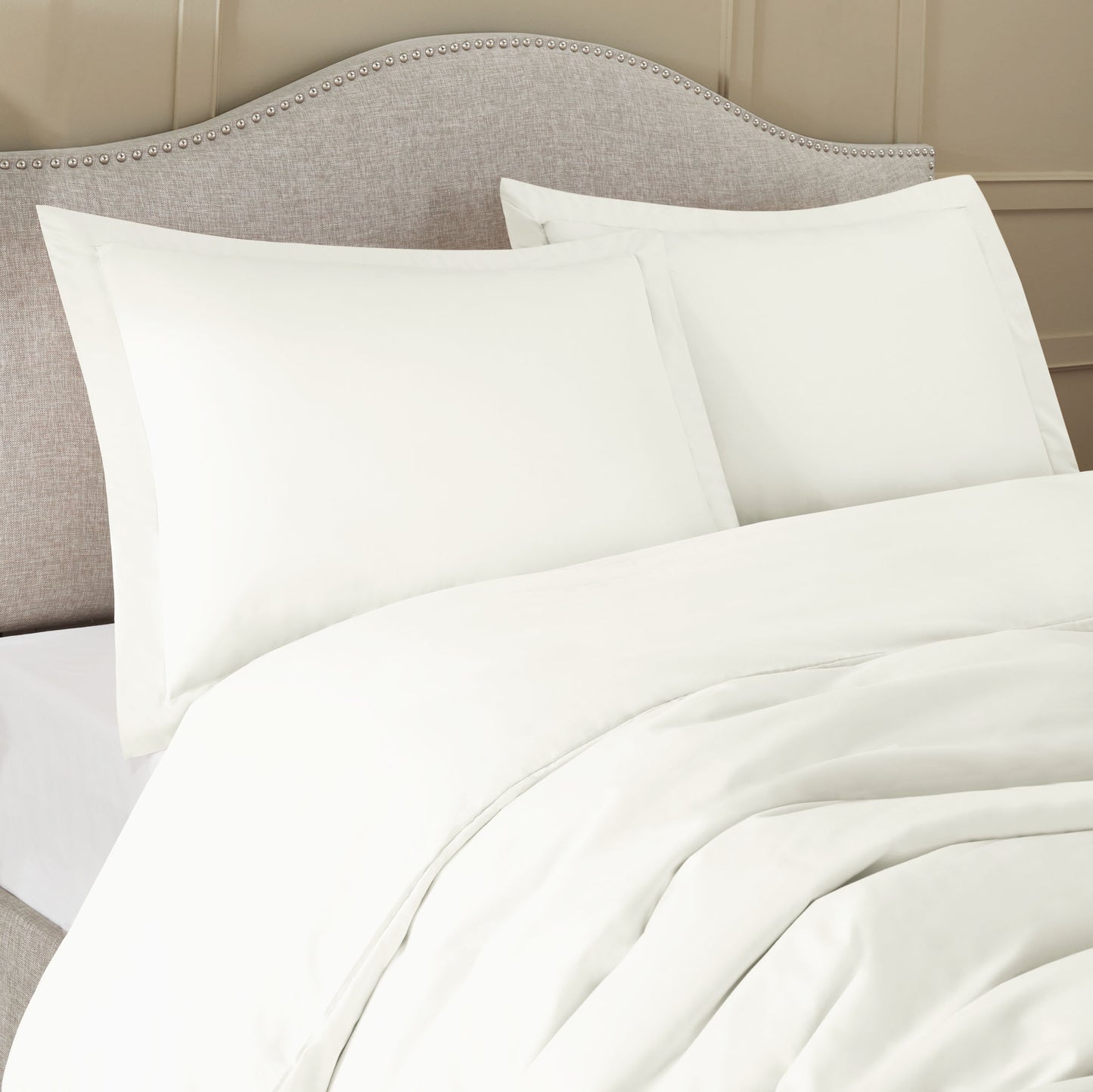 Nestl Bedding Microfiber Duvet Cover Sets (1 Duvet Cover, 2 Pillowshams)