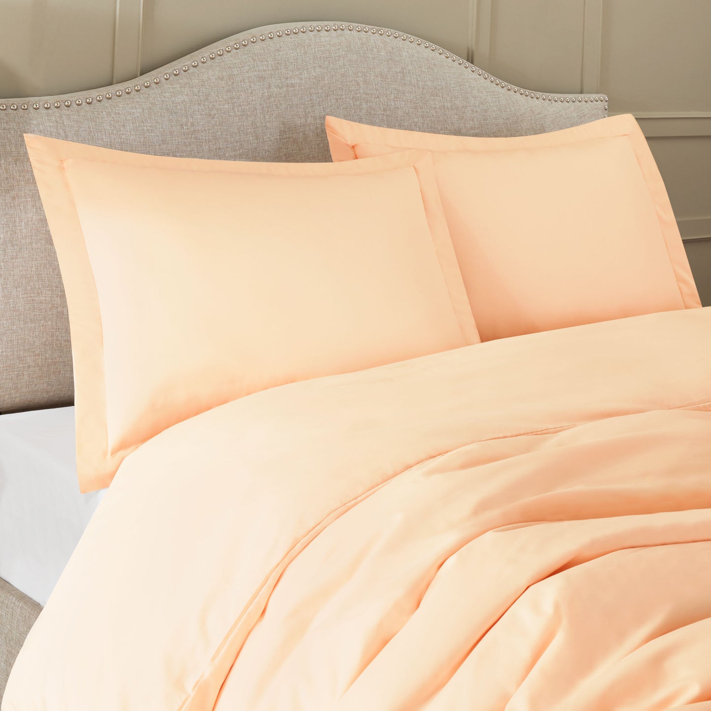 Nestl Bedding Microfiber Duvet Cover Sets (1 Duvet Cover, 2 Pillowshams)