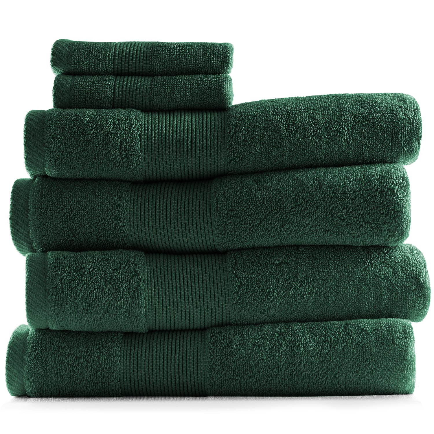 Harman Combo 'Palm Leaf' Cotton Kitchen Towel - Set of 3 (Green)