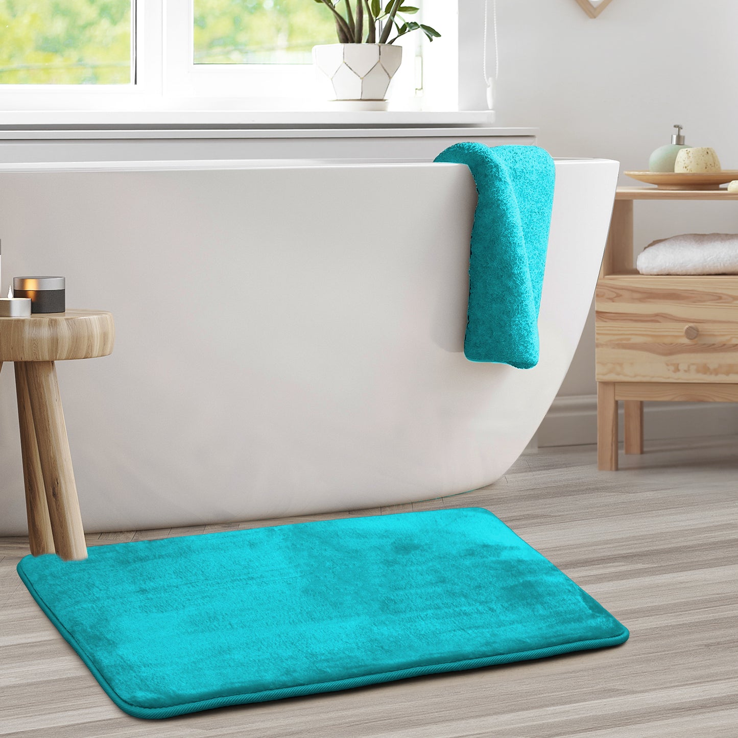 Clara Clark Memory Foam Bath Mat - 2 Pack