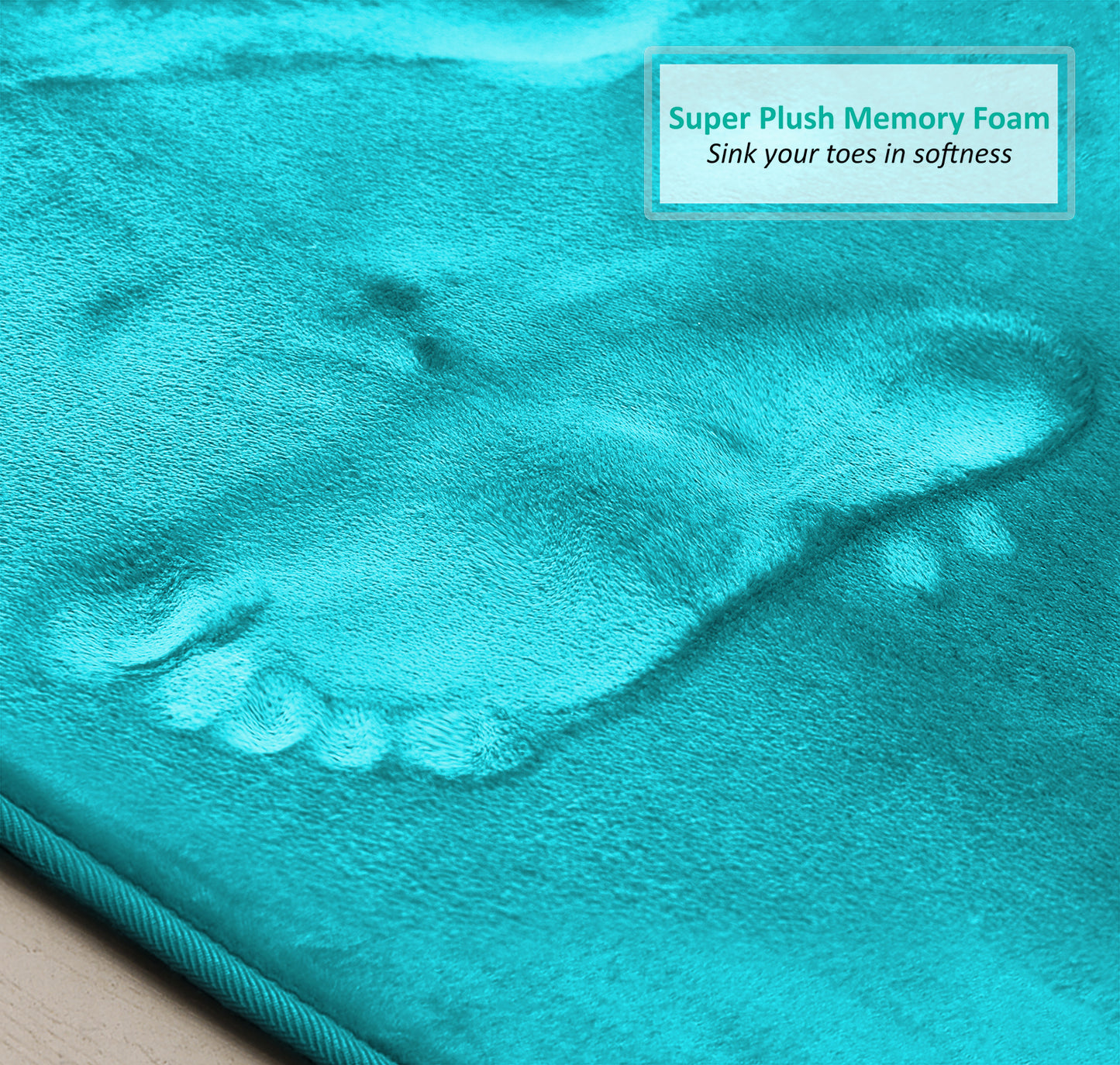 Clara Clark Memory Foam Bath Mat - 3 Pack