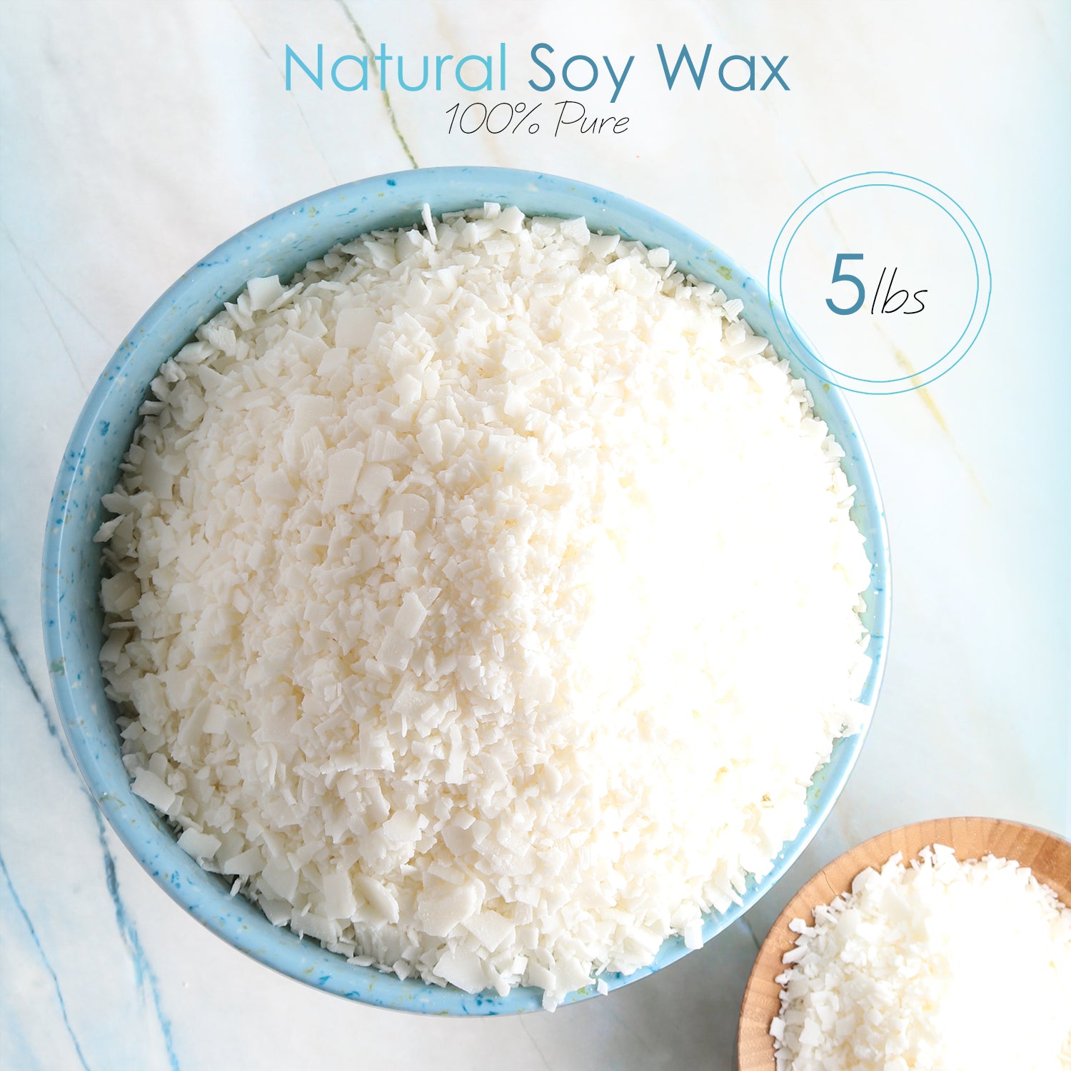 5lbs Soy Wax Candle Making Kit Supplies, Natural Candle Wax For