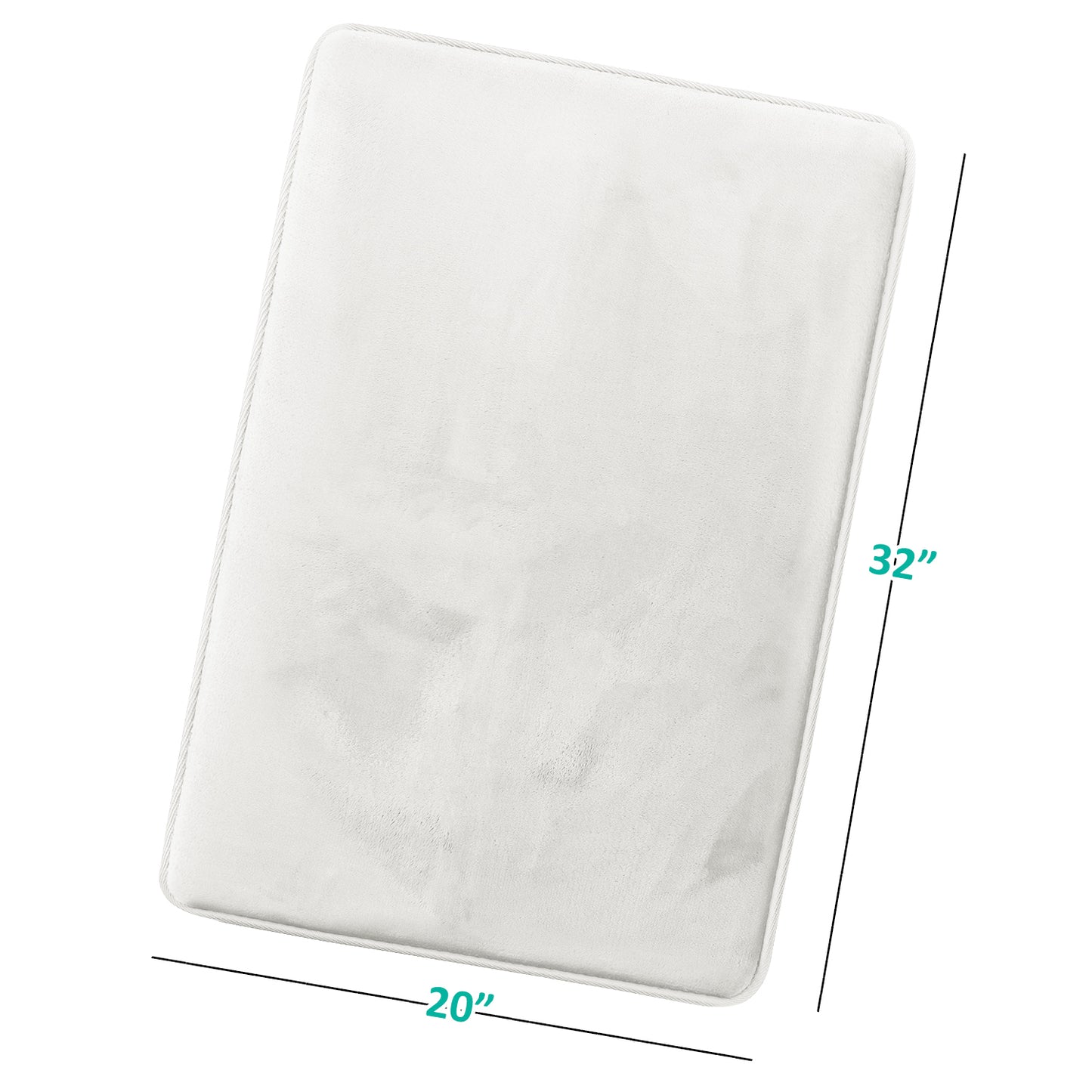 Clara Clark Memory Foam Bath Mat - 2 Pack