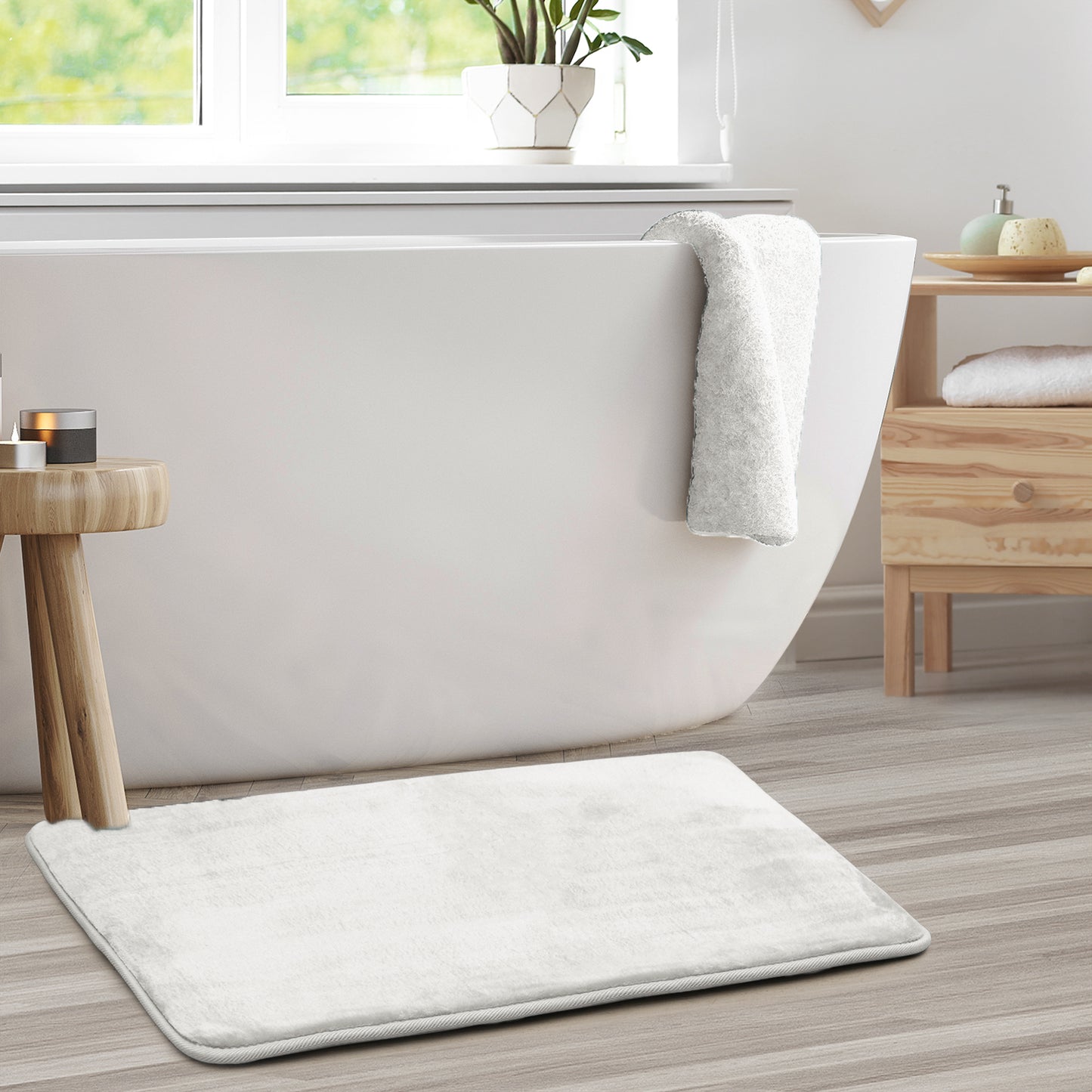 Clara Clark Memory Foam Bath Mat - 2 Pack