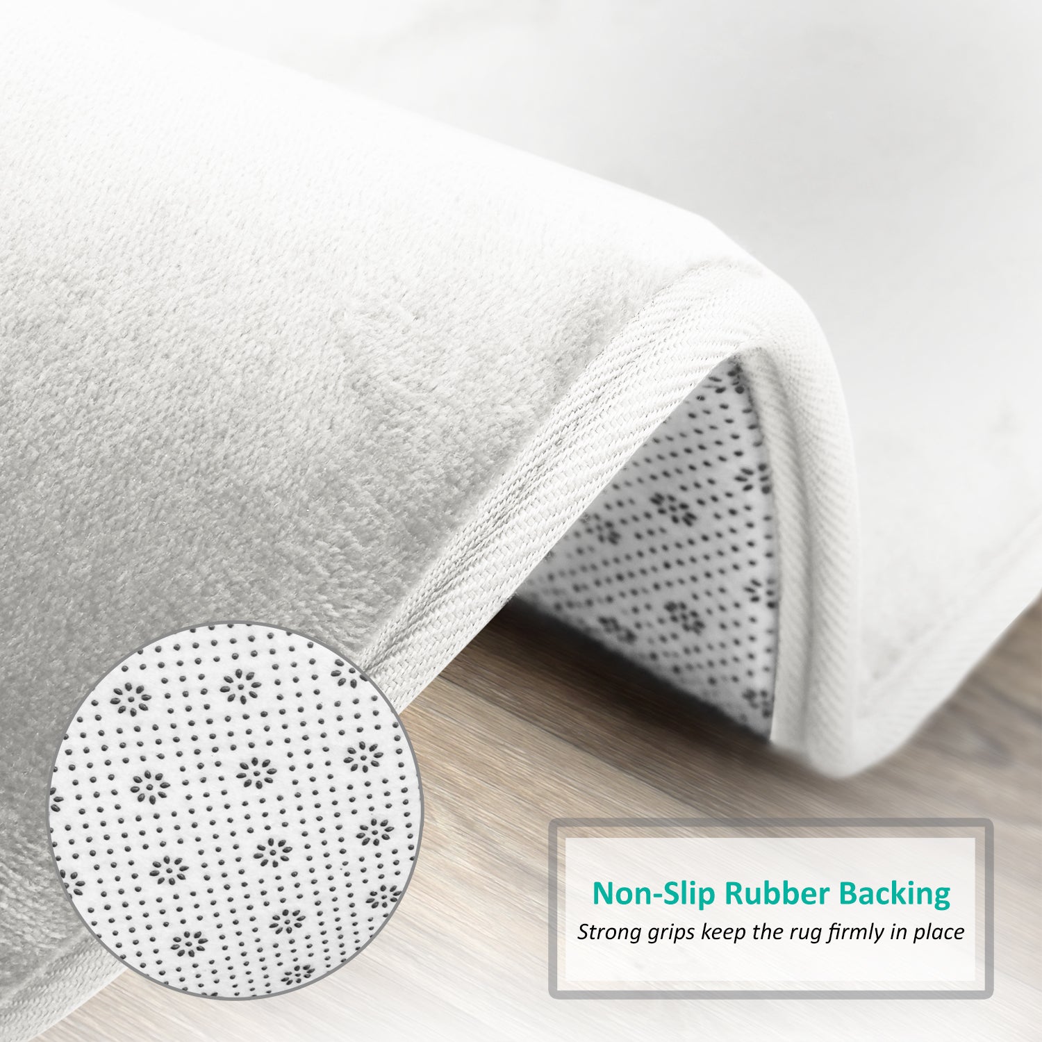 Clara Clark Memory Foam Bath Mat Ultra Soft Non Slip and Absorbent Bathroom Rug, Contour, Gray