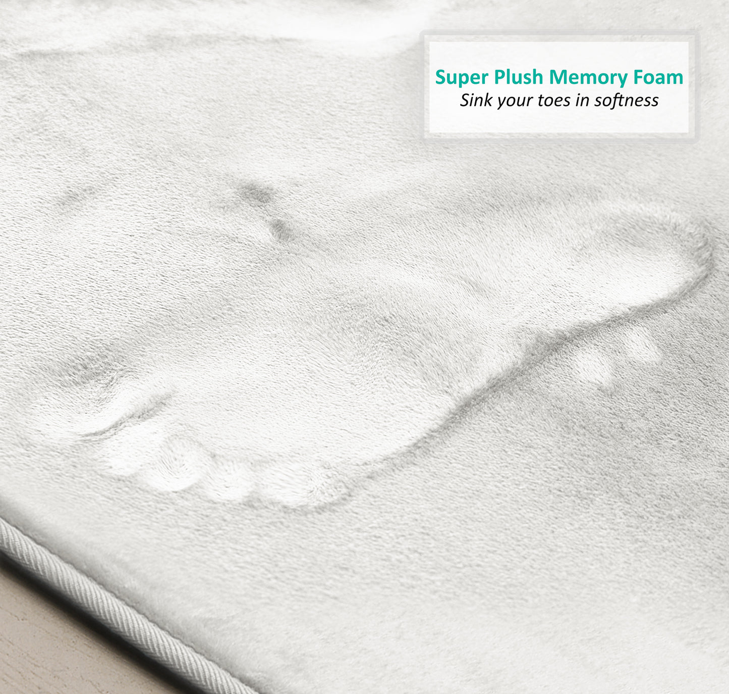 Clara Clark Memory Foam Bath Mat - 3 Pack