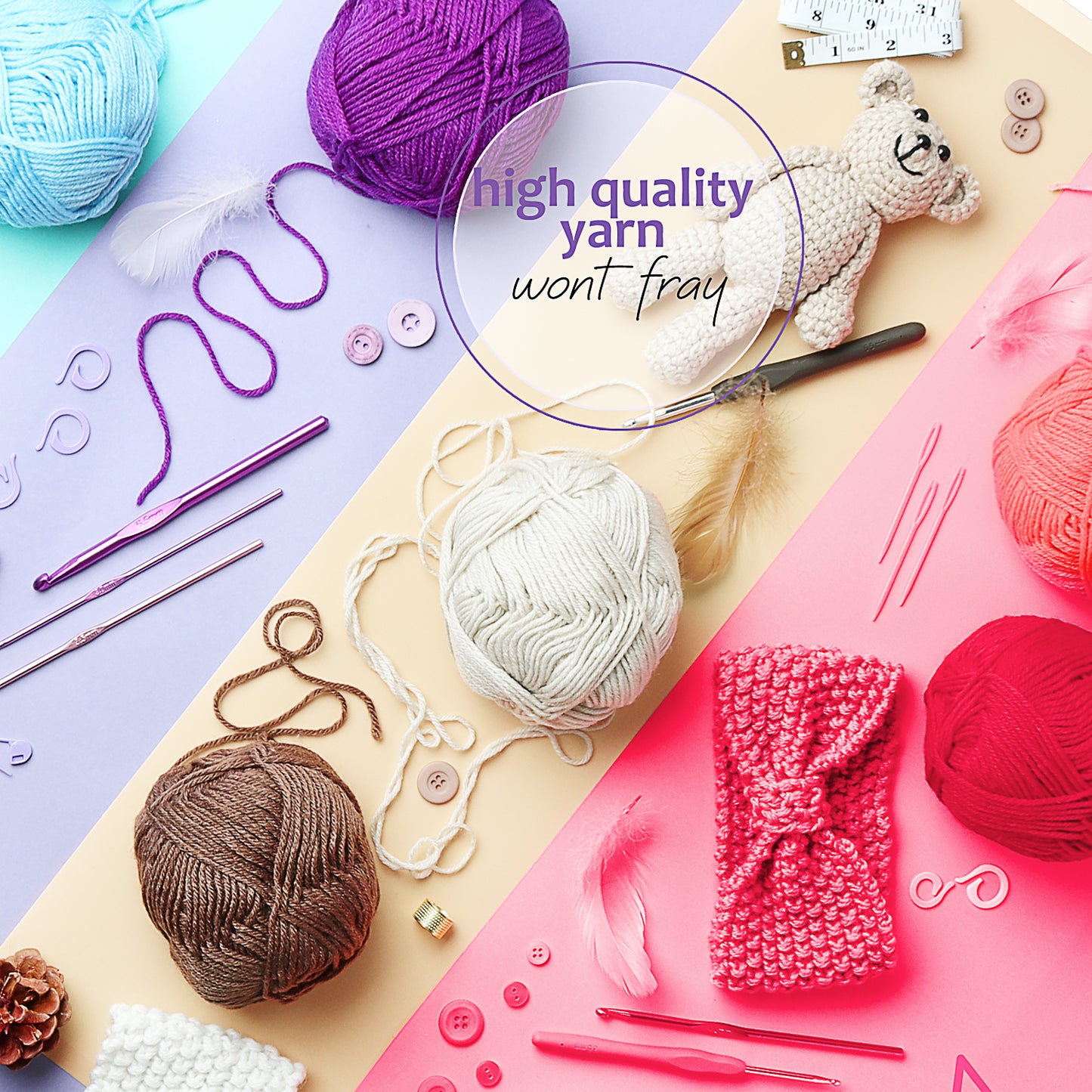 Acrylic Yarn for Crocheting – Cozy Array